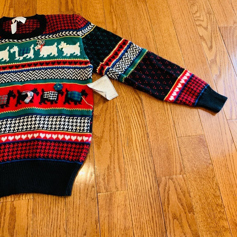 NWT Vintage Susan Bristol Knit Sweater Hand Embroidered 1992 - Picture 6 of 16